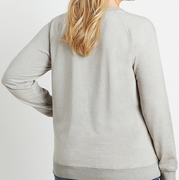 RUMMAGED Gray Michigan Crew Neck Sweatshirt - Picture 2 of 6